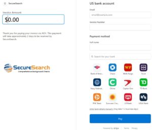 Image of ACH Landing Page